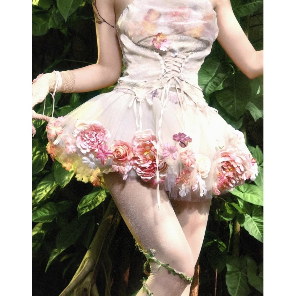 Spirit of the Forest Spring Fairy-Style Skirt Pants Petticoat by Blood Supply (BSY159SP2)