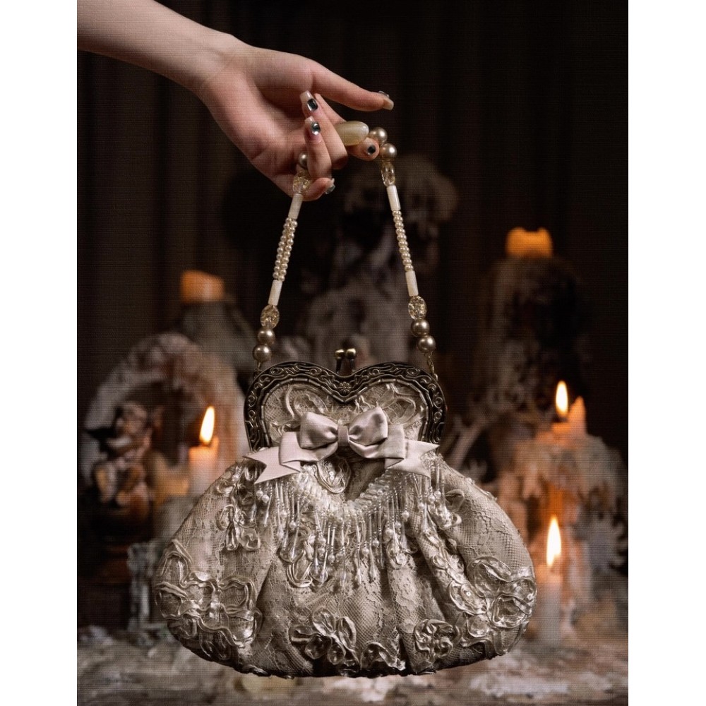 Cupid's Poetry Box Antique-style Handbag by Blood Supply (BSY161B2)