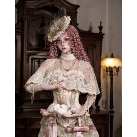 Cupid's Poetry Box Lace Cape by Blood Supply (BSY161CA)