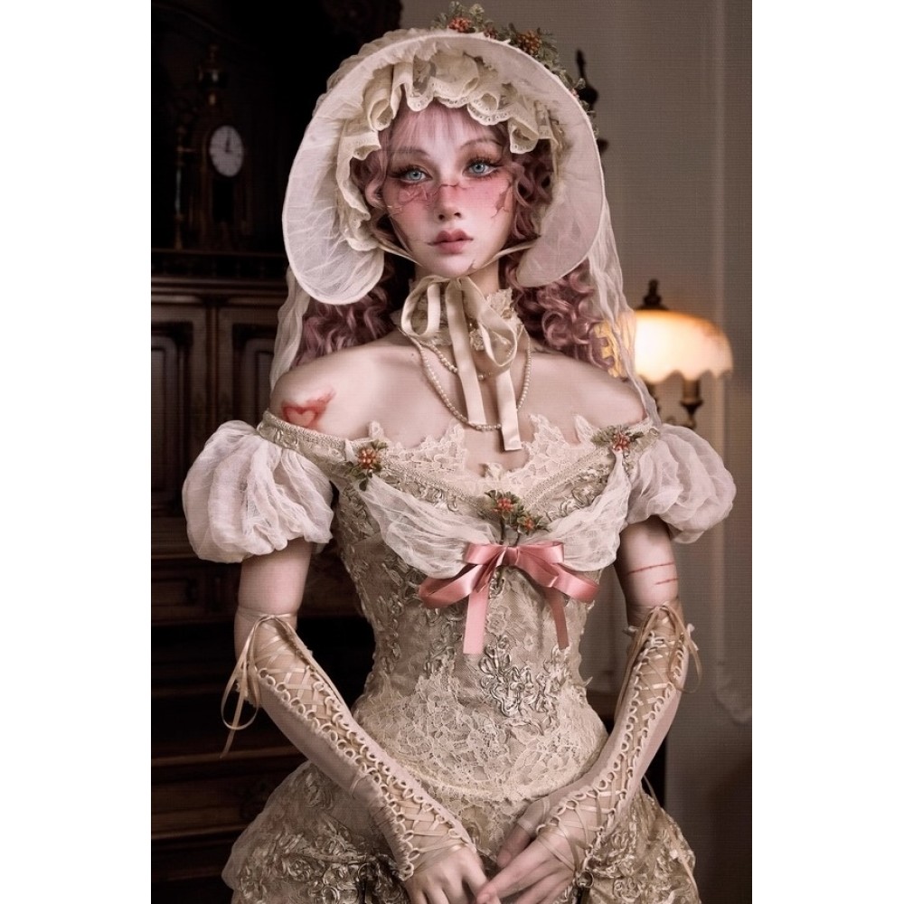 Cupid's Poetry Box Puff Sleeve Top by Blood Supply (BSY161PT)