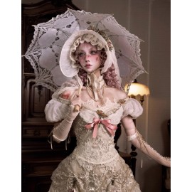 Cupid's Poetry Box Puff Sleeve Top by Blood Supply (BSY161PT)