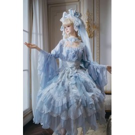 Rose Umbrella Classic Lolita Dress by Bramble Rose (BRR04)