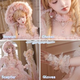 Runaway Princess (Pink) Hime Lolita Dress (Mid-Length) by Cat Fairy (CF44)
