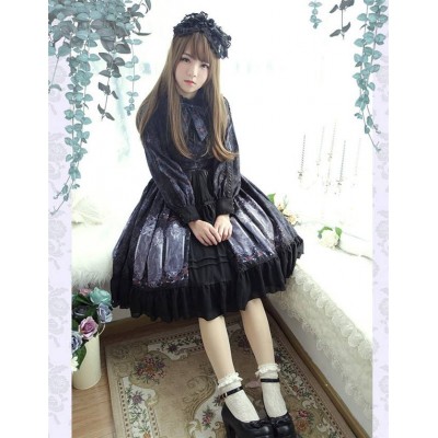 Nightmare Spells Gothic Lolita Dress OP by Souffle Song - Size XL (C101)