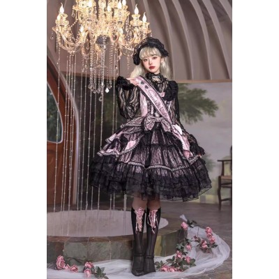 SALE! 7 Items FULL SET! Classic Lolita Outfit by Sunset Ballet - SIZE XS