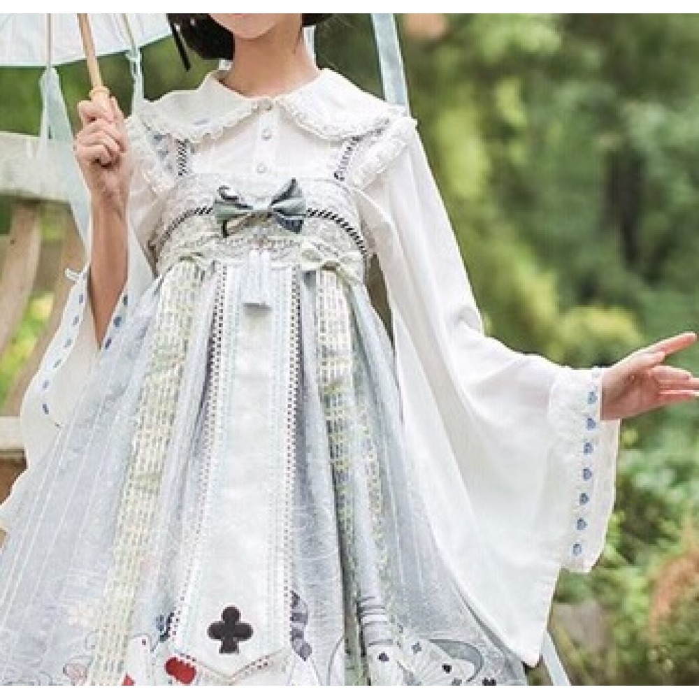 SALE! Wa Lolita BLOUSE Size L by Ocelot (C107)