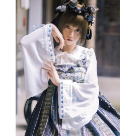 SALE! Wa Lolita BLOUSE Size L by Ocelot (C107)
