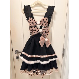 SALE! Wild Cat Kawaii Suspender Skirt by Alice Girl  (C111)