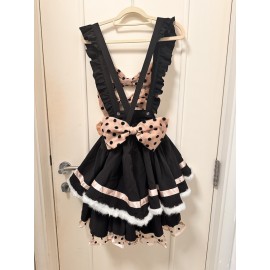 SALE! Wild Cat Kawaii Suspender Skirt by Alice Girl  (C111)