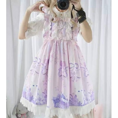 SALE! Dream Flower Sea Lolita Dress JSK (C113)