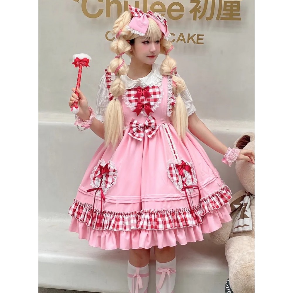 SALE! Pink Sweetheart Lolita Dress by Diamond Honey (SALEB)