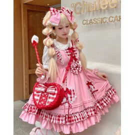 SALE! Pink Sweetheart Lolita Dress by Diamond Honey (SALEB)
