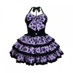 SALE! Purple Leopard Print Kawaii Dress by Diamond Honey (SALEJ)