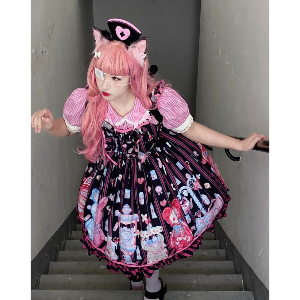 SALE! Sweetie Hospital Lolita JSK by Diamond Honey (SALEK)