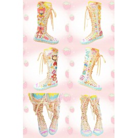 Custom Make Decora Platform Canvas Boots (CMK02)