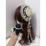 Handmade Lolita Mini Hat 2pc Set (CMK10)