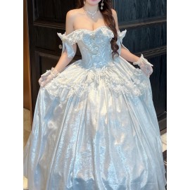 White Moonlight Lover Gown by Diamond Honey (DH140)