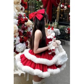 Holiday Princess Gown · Christmas Strapless Dress by Diamond Honey (DH141)