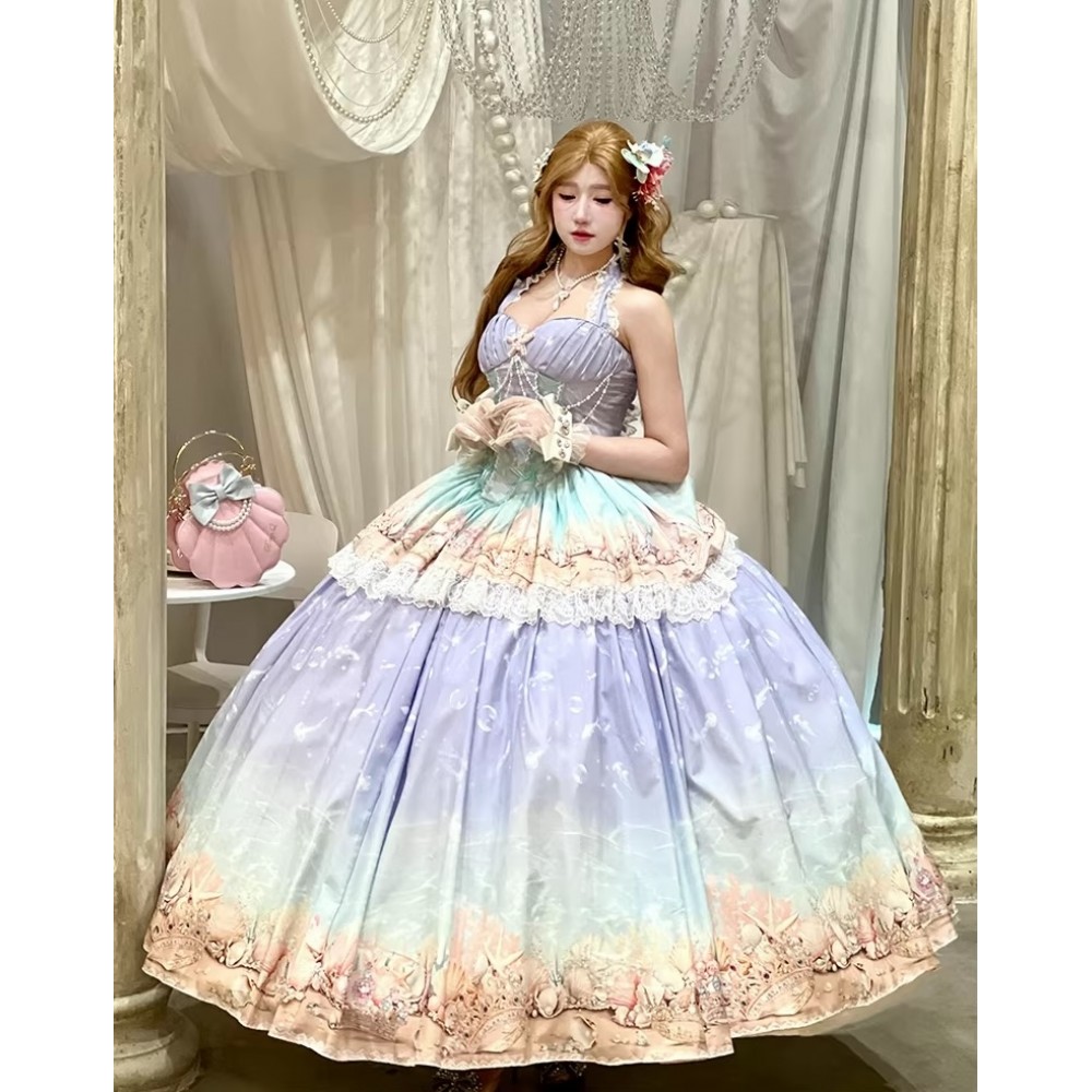 Ocean Artifact 2-Piece Set Gown by Diamond Honey (DH142)