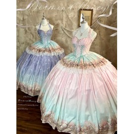 Ocean Artifact 2-Piece Set Gown by Diamond Honey (DH142)