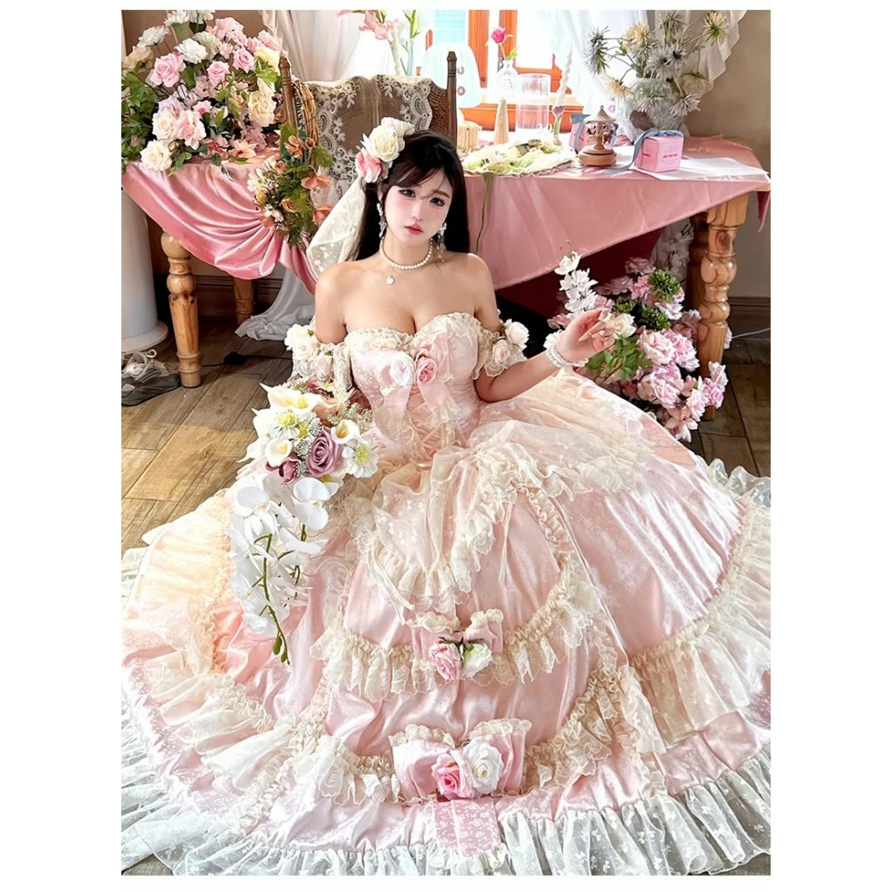 Love and Roses Dress Gown by Diamond Honey (DH143)