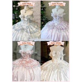 White Moonlight Lover Dress Gown by Diamond Honey (DH144)