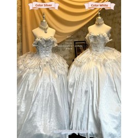 White Moonlight Lover Dress Gown by Diamond Honey (DH144)