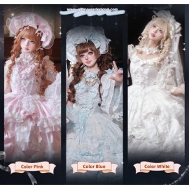 Flower Bride · Gem Princess Vintage Sweet Lolita Dress by Lolita Dream (DRM05)