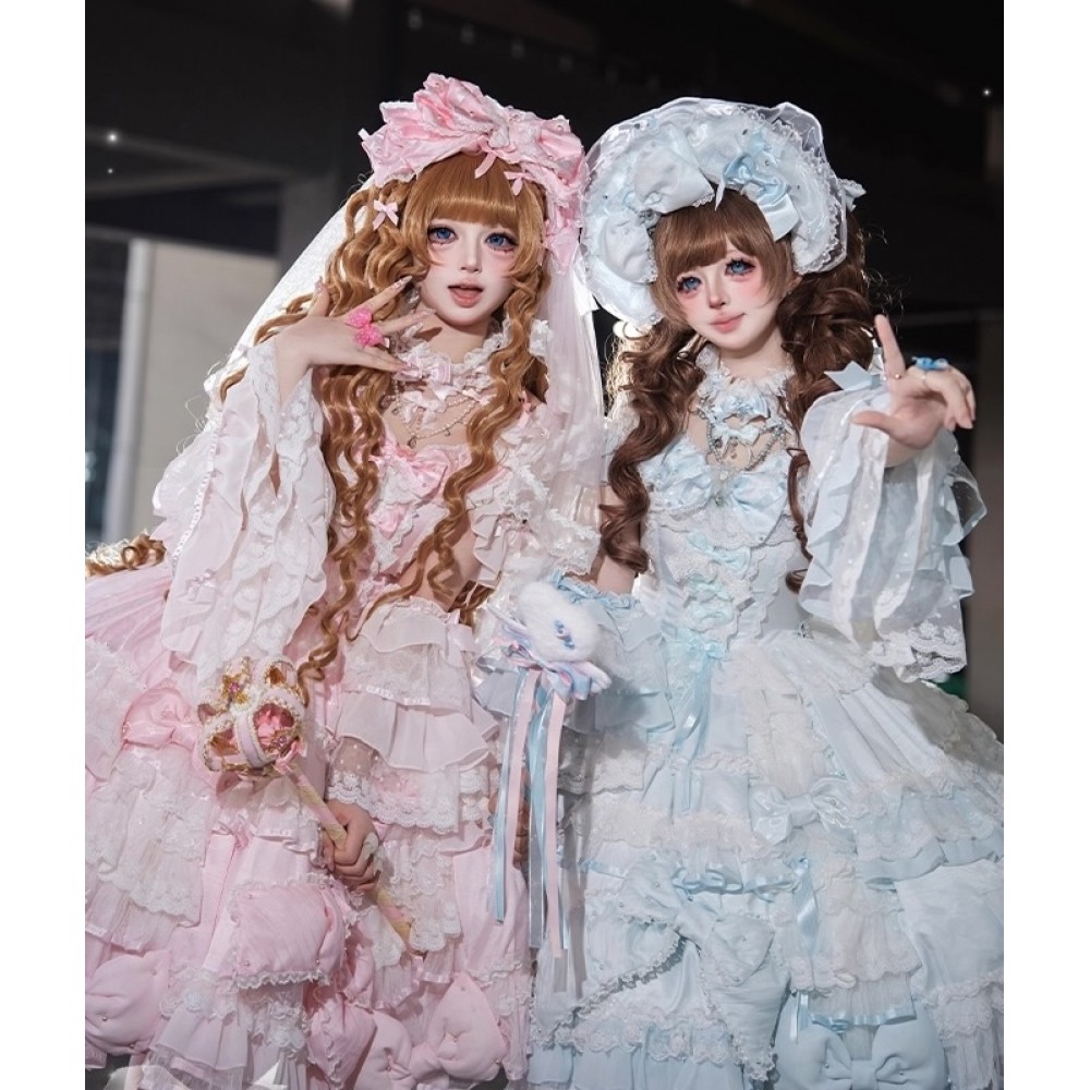 Flower Bride · Gem Princess Vintage Sweet Lolita Dress by Lolita Dream (DRM05)