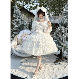 Flower Bride · Gem Princess Vintage Sweet Lolita Dress by Lolita Dream (DRM05)