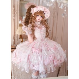 Flower Bride · Gem Princess Vintage Sweet Lolita Dress by Lolita Dream (DRM05)