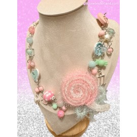 Promotion! Handmade Kawaii Harajuku Necklace *Plus Free Bracelet (HM01)