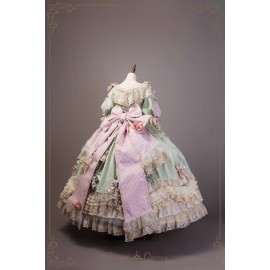 Mirror Snow White Carnival Long Elegant Style Hime Lolita Dress by Hinana Queena (HQ06)