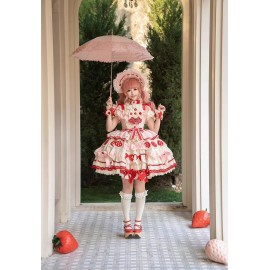 Strawberry Party Hime Lolita Dress by Hinana Queena (HQ08)