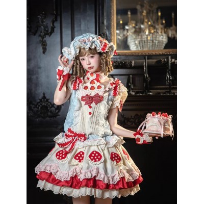 Strawberry Party Hime Lolita Dress by Hinana Queena (HQ08)