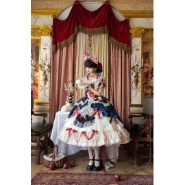 Mirror Snow White Carnival Short Elegant Style Hime Lolita Dress by Hinana Queena (HQ09)