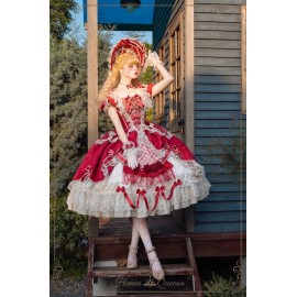 Mirror Snow White Carnival Short Elegant Style Hime Lolita Dress by Hinana Queena (HQ09)
