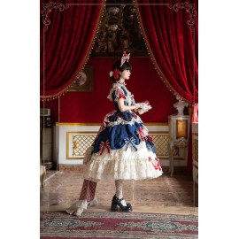 Mirror Snow White Carnival Short Elegant Style Hime Lolita Dress by Hinana Queena (HQ09)
