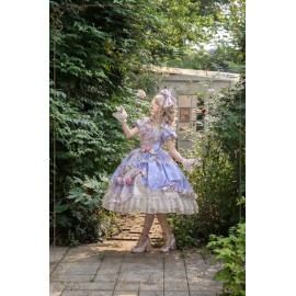 Mirror Snow White Carnival Short Elegant Style Hime Lolita Dress by Hinana Queena (HQ09)