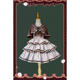 College Lolita Style Dress JSK & Cape by Infanta (INL13)
