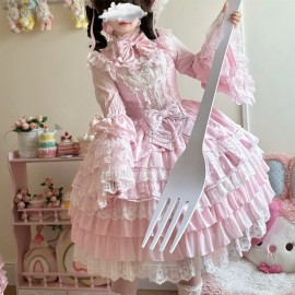 Binding Love Wings Sweet Lolita Dress JSK (KG01)