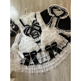 Cross Heart Knot Sweet Lolita Dress JSK & Cape (KG11)