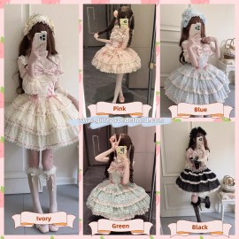 Flower Note Melody Sweet Lolita Dress JSK (KG12)