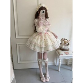 Flower Note Melody Sweet Lolita Dress JSK (KG12)