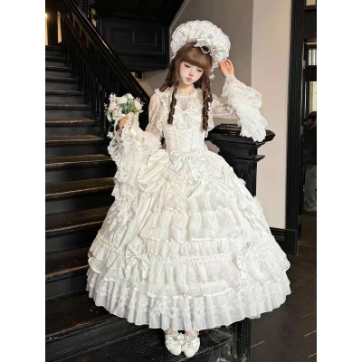 Veil Canticle Shiro Lolita Dress JSK (KG17)