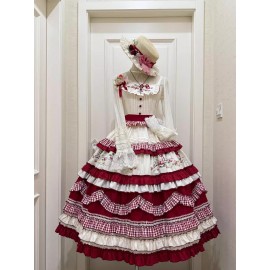 Strawberry Basket Country Lolita Dress JSK (KG18)