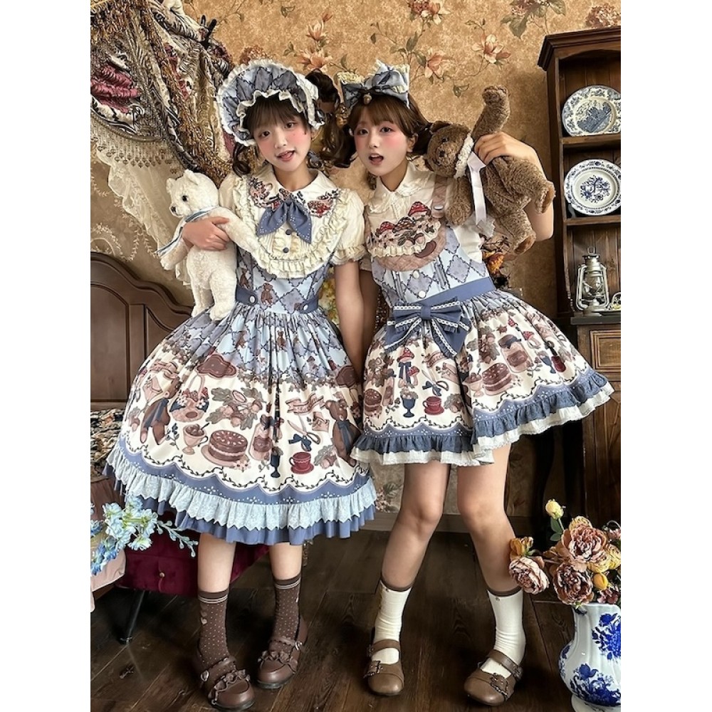 Hazelnut Bear Sweet Lolita Dress JSK  (LBC01)