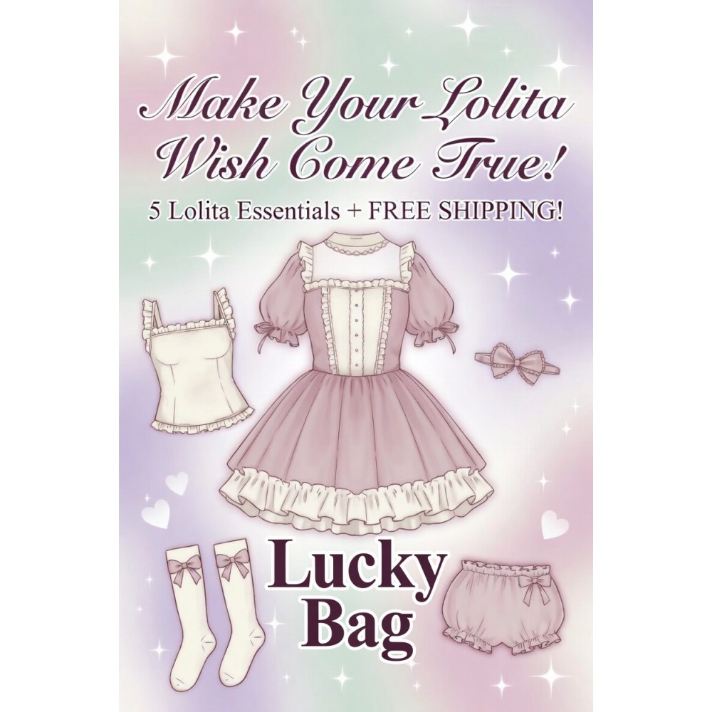 Make A Wish Lolita Lucky Bag $99 for 5 items (GWLP)