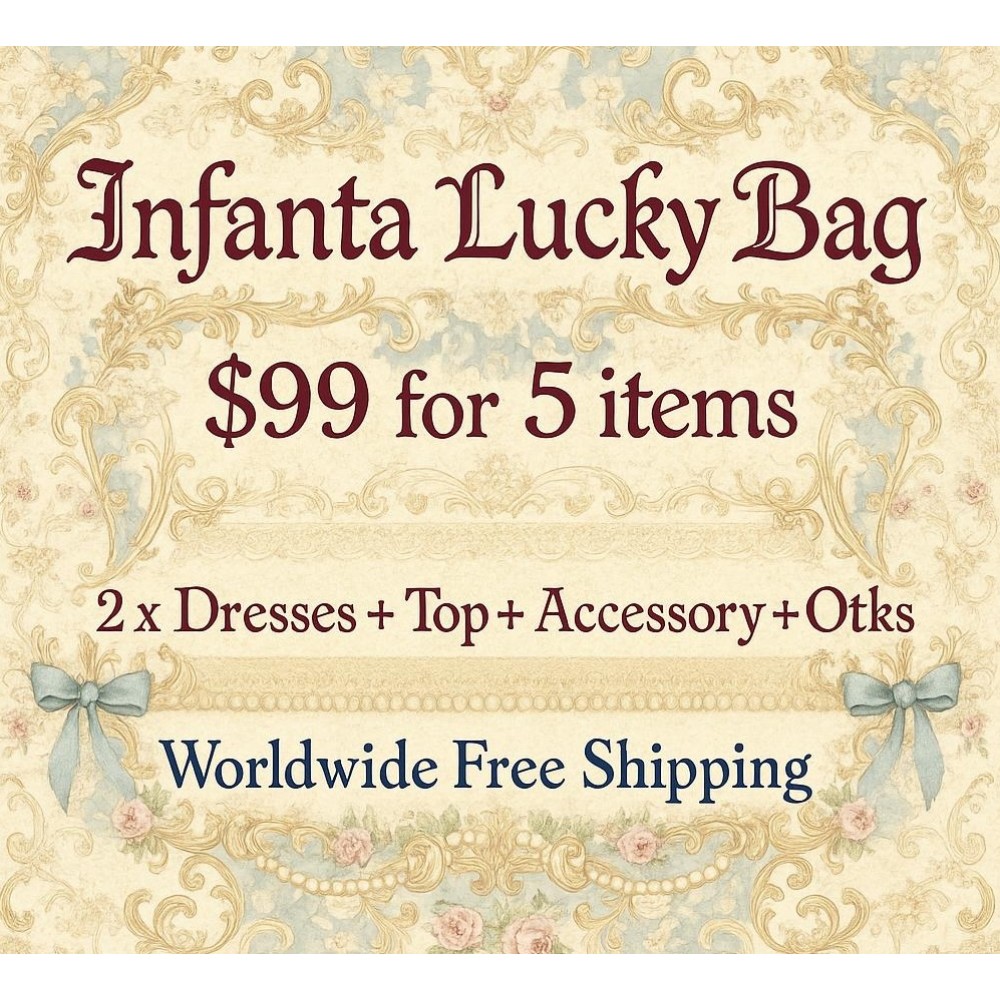 Infanta Lucky Bag 2 Dresses + 1 Top + 1 Accessory + Otks (INL5)