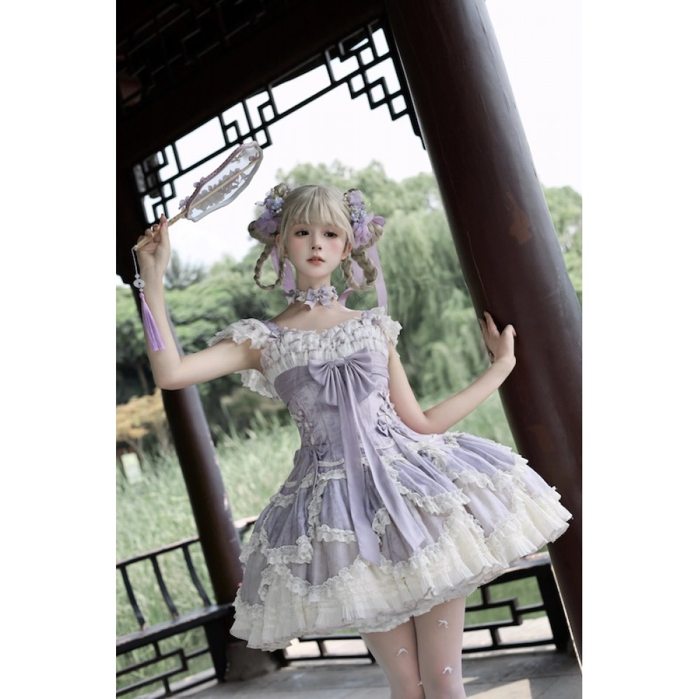 Floral Dream Ballet Style Lolita Dress (MFF08)